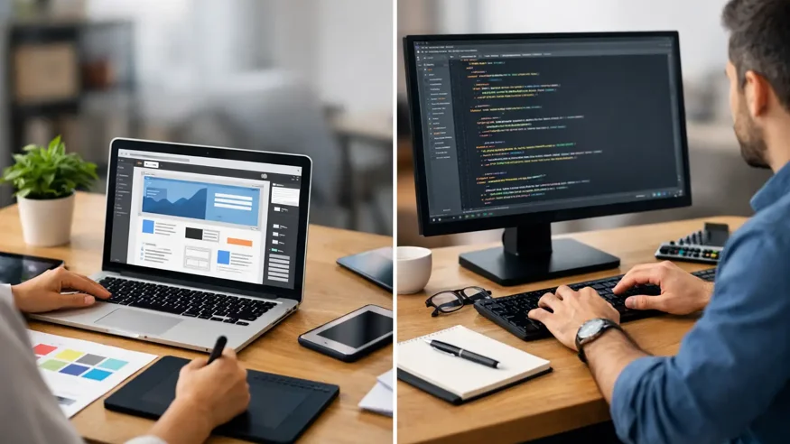 Difference between web design and web development