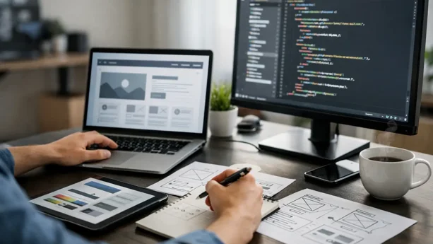 What is web design and the development process?