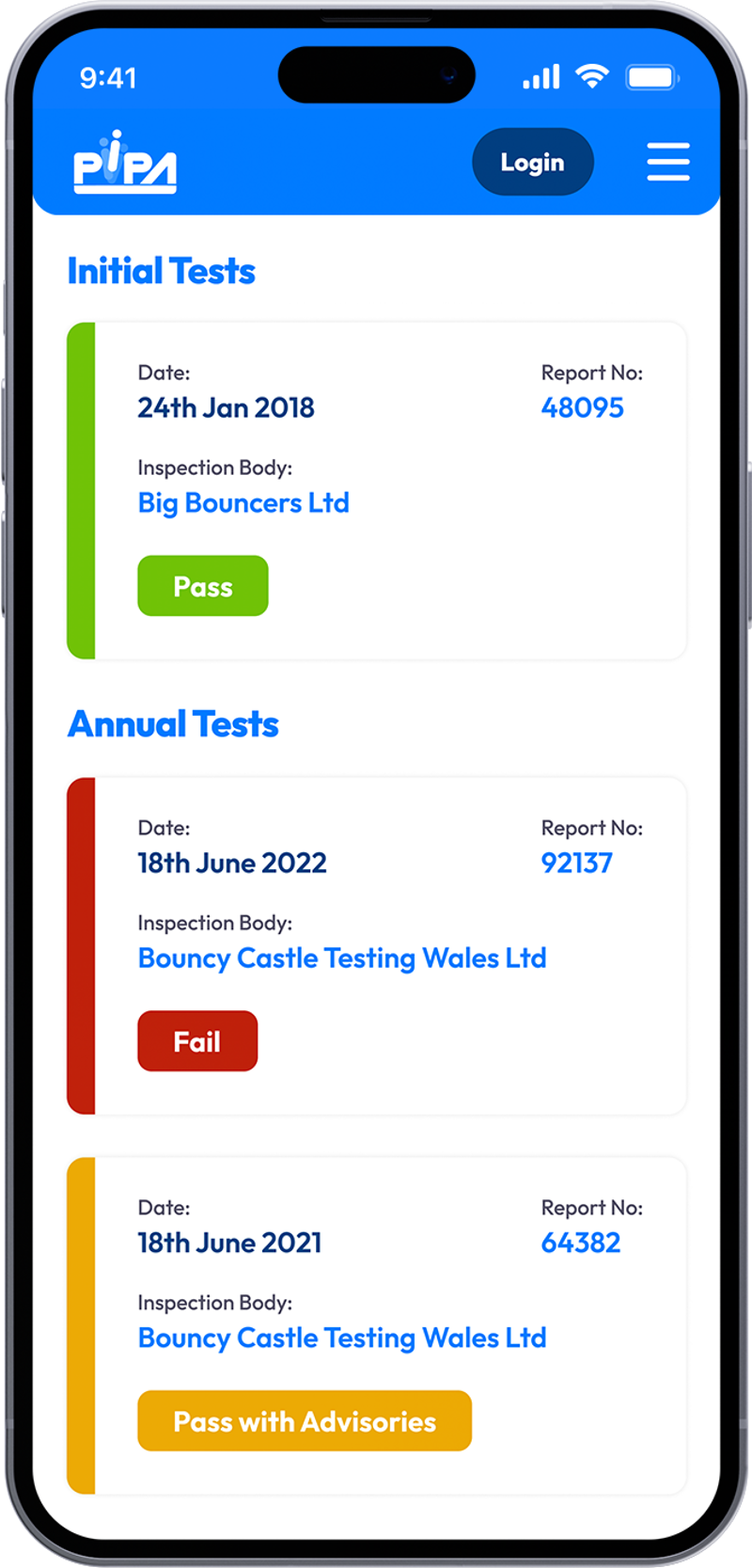 PIPA Tags Tests Iphone
