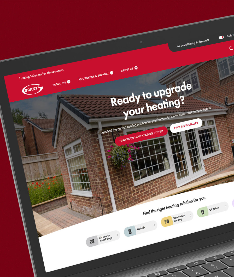 Helping Grant UK to engage with customers more effectively online.