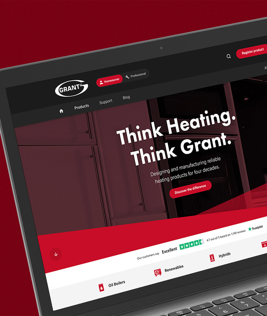 Helping Grant UK to engage with customers more effectively online.
