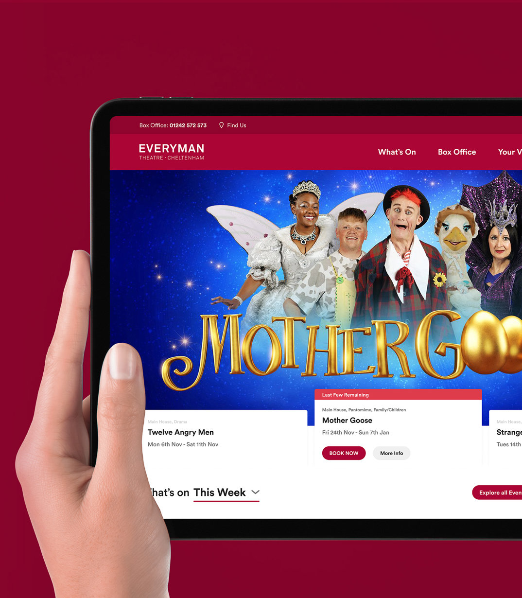 Improving book now opportunities to increase online ticket sales.