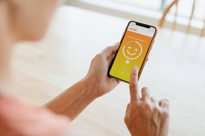 Harkn In Use Daily Check In Mobile
