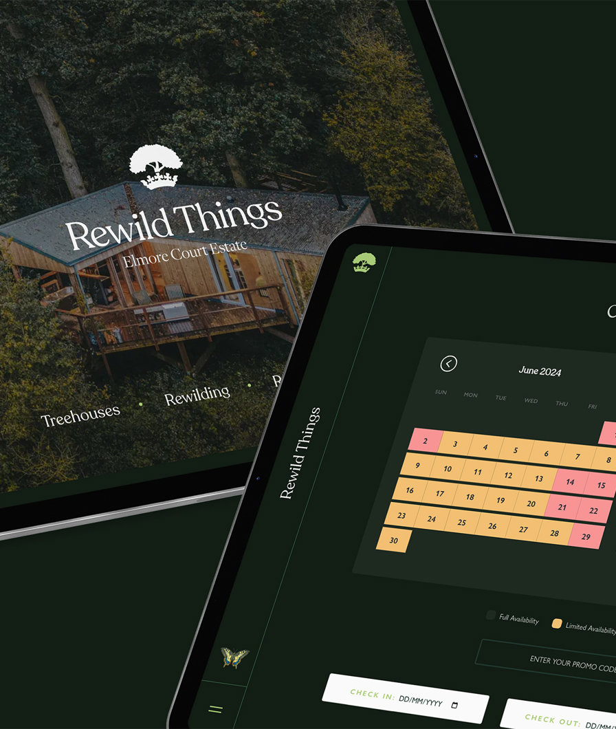 Creating an efficient booking process to escape to nature.