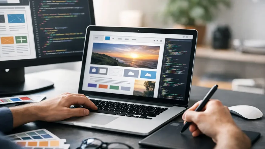 What is front end web design and development?