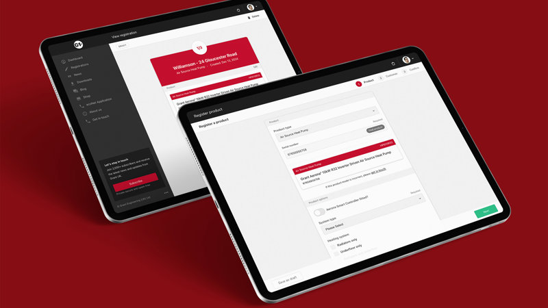 Grant Portal Registrations Desktop